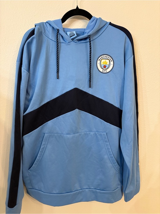 Other - Official Manchester City FC light blue hooded sweatshirt